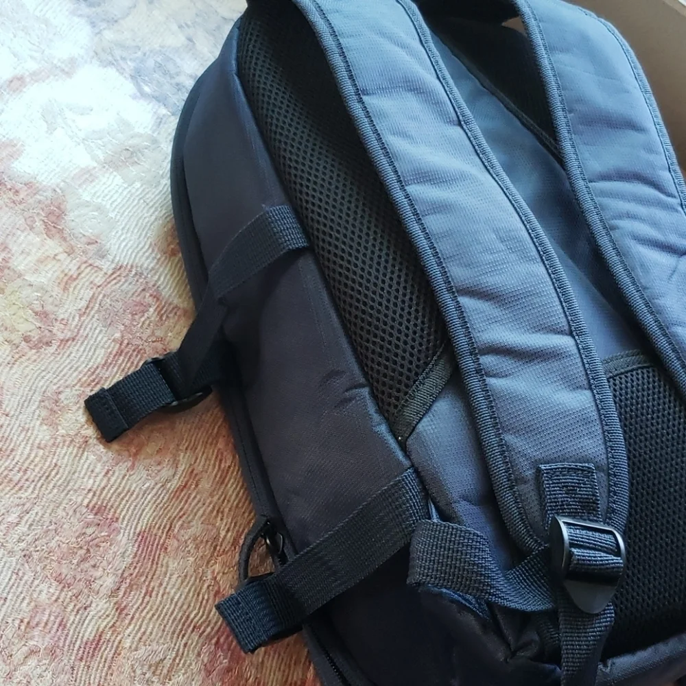 Camera and accerories blue backpack